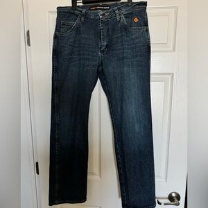 Wrangler Dark Blue Straight Jeans Men’s